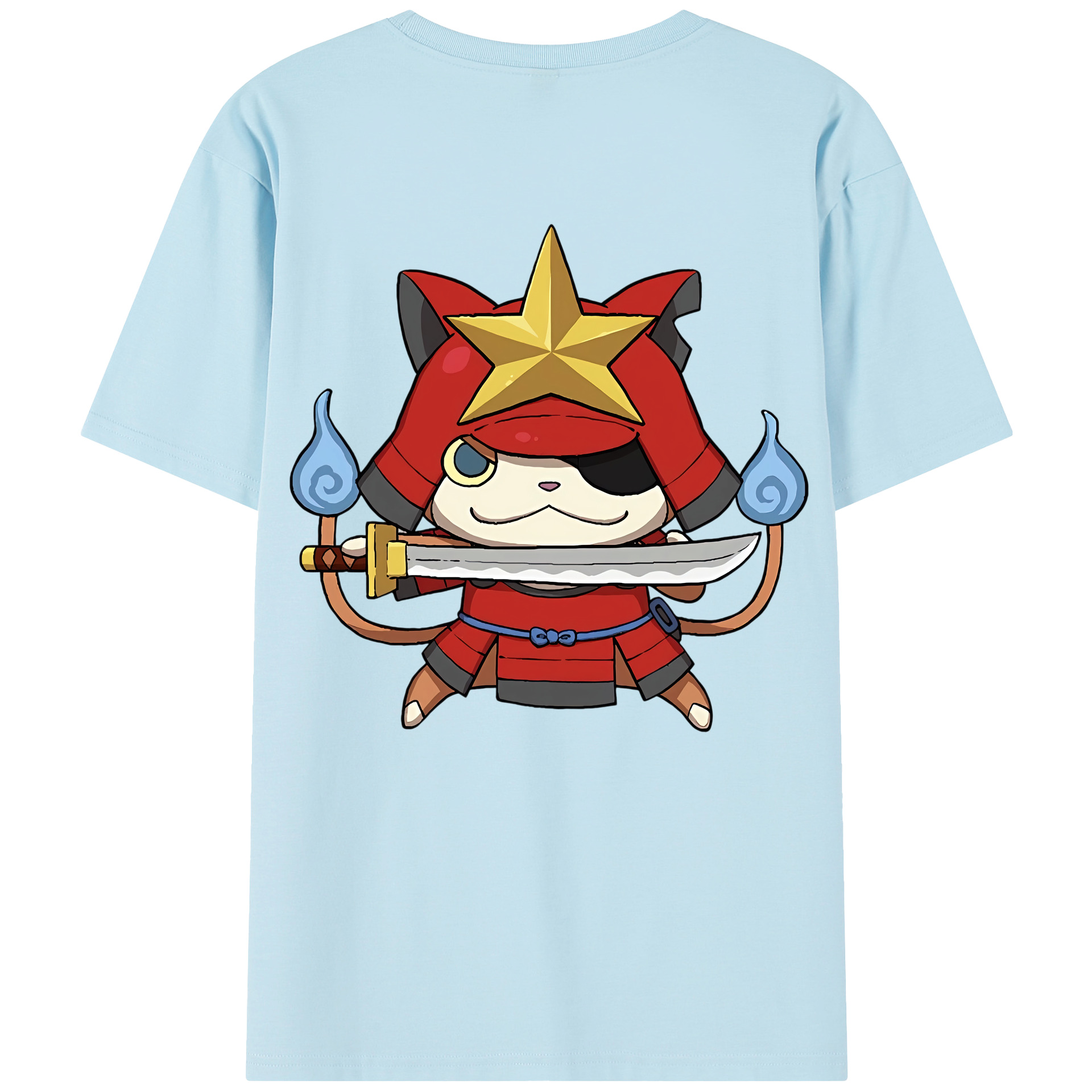 （画像用） 妖怪ウォッチ Yo-kai Watch 綿100％半袖Tシャツ（背面プリント）